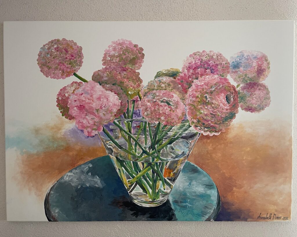 #0010 hydrangeas in vase