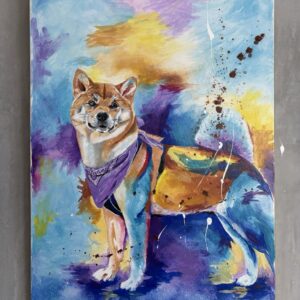 #0042 yuna in bunt / my shiba in color