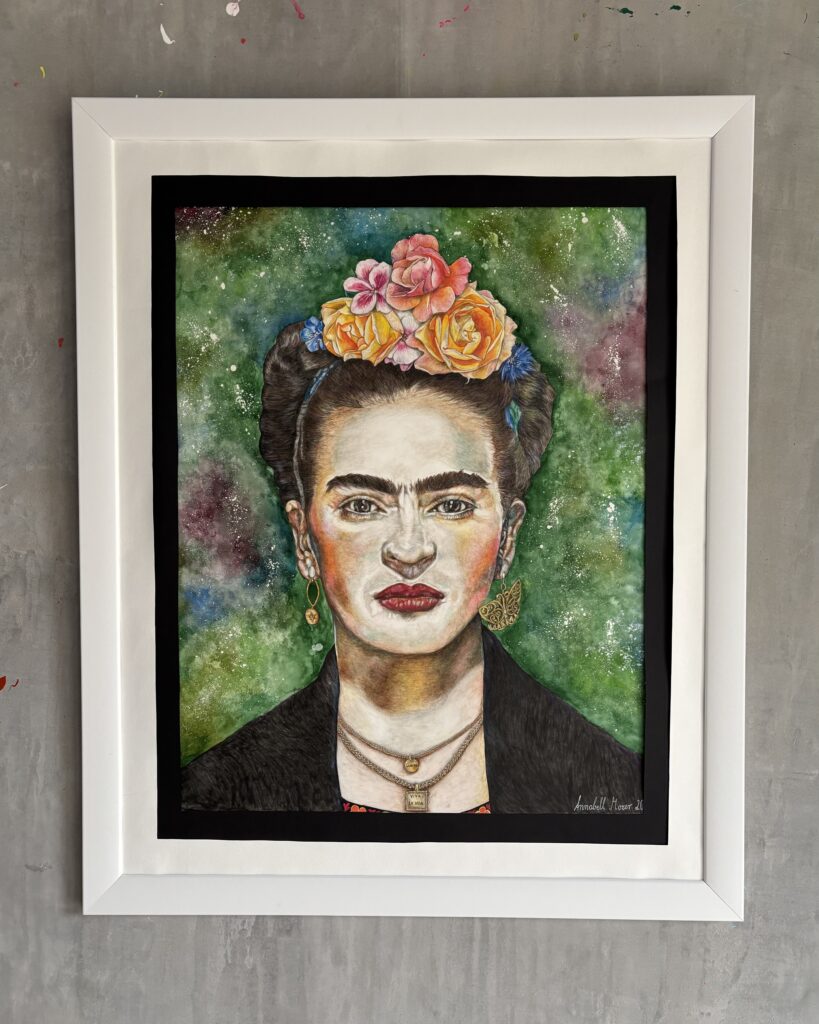 #0033 FRIDA KAHLO drawing
