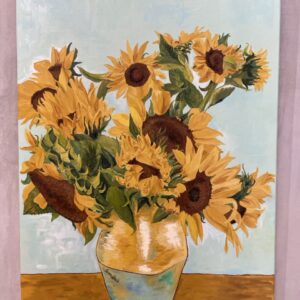 #0049 meine version von van gogh‘s „twelve sunflowers“ / my version of van gogh‘s „twelve sunflowers“