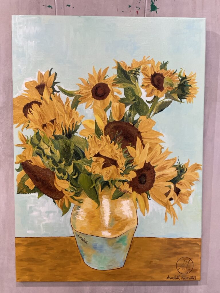 #0049 meine version von van gogh‘s „twelve sunflowers“