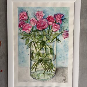 #0099 kleine rosenskizze / little rose sketching