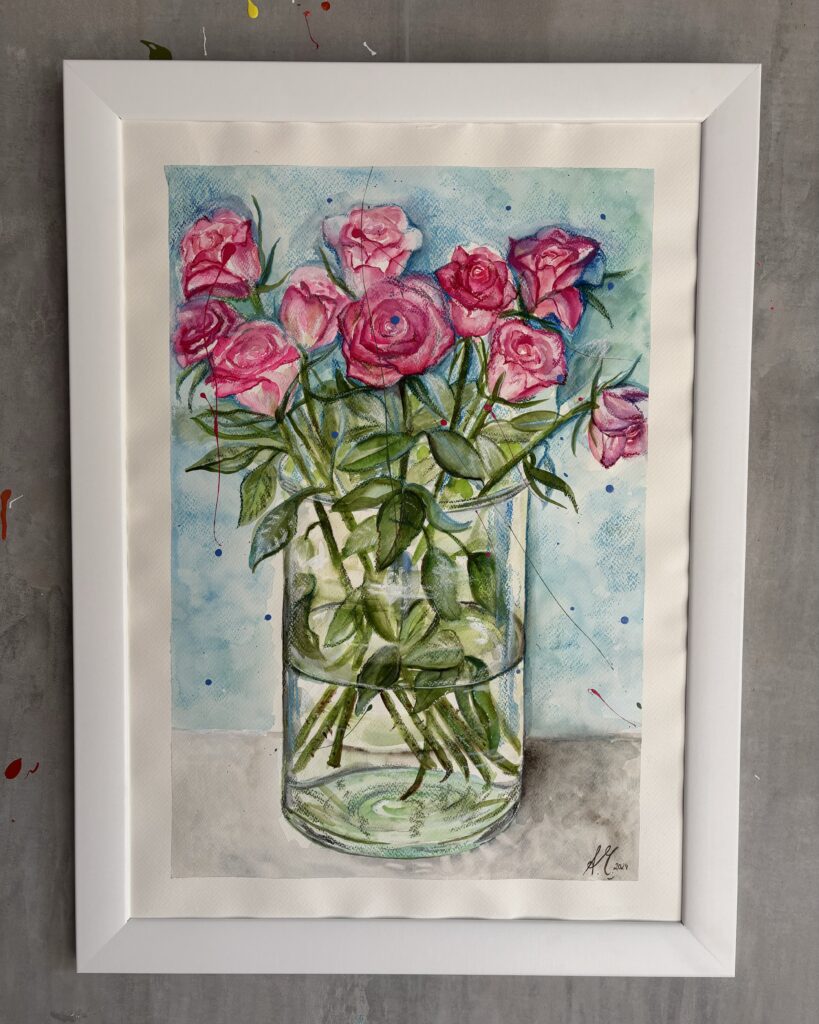 #0099 kleine rosenskizze