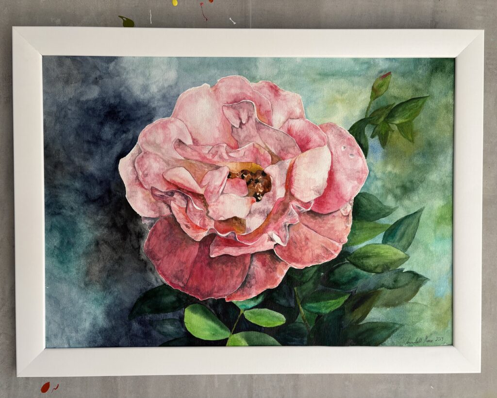 #0140 aquarellrose