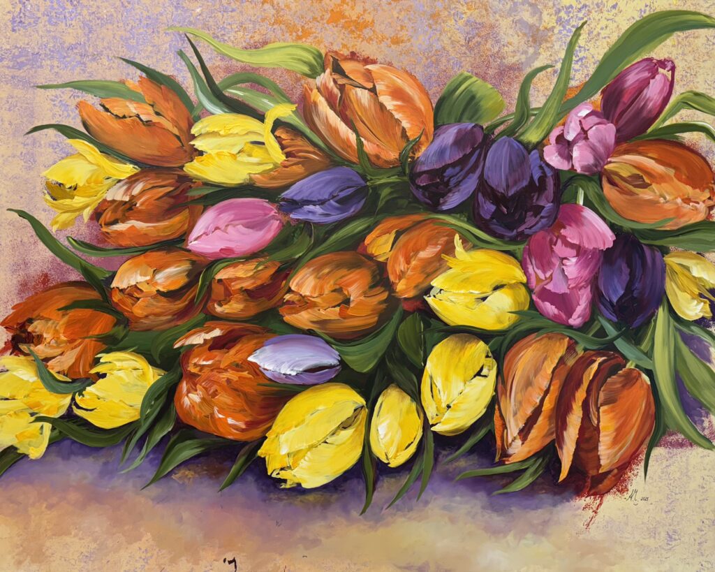 #0118 lying tulips
