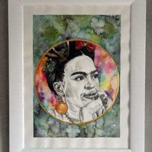 #0101 FRIDA KAHLO weihnachts-skizze / FRIDA KAHLO christmas sketch