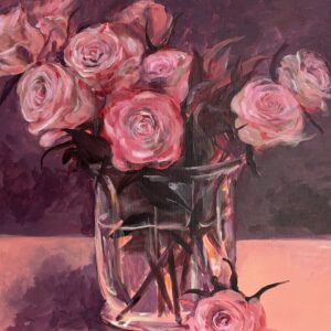 #0119 zarte rosen in vase