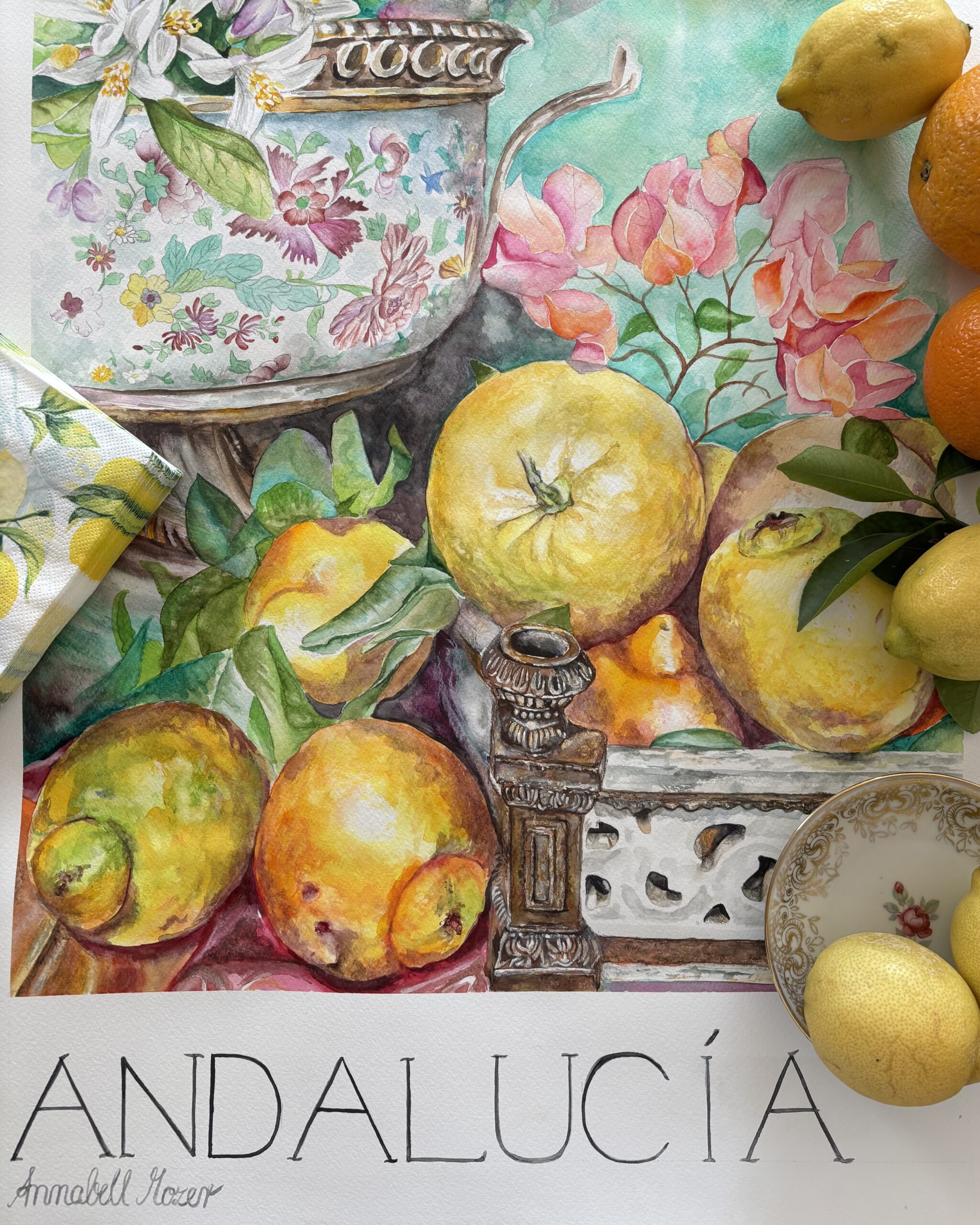 #0145 Andalucìa Watercolor I